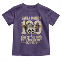 Route Highway 66 100 Year Centennial Anniversary Souvenir Toddler T Shirt Santa Monica End of the Road