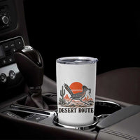 Arizona Roadrunner Bird Desert Landscape Cactus Tumbler Cup