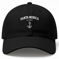 Santa Monica CA California Travel Souvenir Baseball Cap