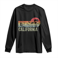 Retro California Beach Shirt, Vintage Cali Sunset Tee Long Sleeve Shirt
