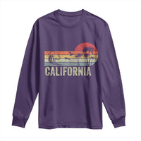 Retro California Beach Shirt, Vintage Cali Sunset Tee Long Sleeve Shirt