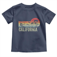 Retro California Beach Shirt, Vintage Cali Sunset Tee Toddler T Shirt