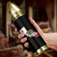 California Republic Cali Map Flag Distressed Style Bullet Tumbler
