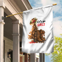 Christmas Cowgirl Boots Garden Flag Western Cowboy Hat Howdy - Wonder Print Shop