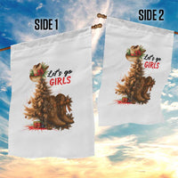 Christmas Cowgirl Boots Garden Flag Western Cowboy Hat Howdy - Wonder Print Shop