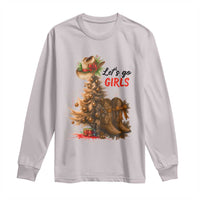 Christmas Cowgirl Boots Long Sleeve Shirt Western Cowboy Hat Howdy - Wonder Print Shop