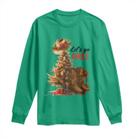 Christmas Cowgirl Boots Long Sleeve Shirt Western Cowboy Hat Howdy - Wonder Print Shop