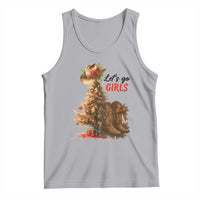 Christmas Cowgirl Boots Tank Top Western Cowboy Hat Howdy - Wonder Print Shop