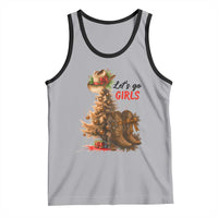 Christmas Cowgirl Boots Tank Top Western Cowboy Hat Howdy - Wonder Print Shop