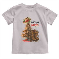Christmas Cowgirl Boots Toddler T Shirt Western Cowboy Hat Howdy - Wonder Print Shop