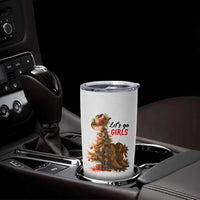 Christmas Cowgirl Boots Tumbler Cup Western Cowboy Hat Howdy - Wonder Print Shop