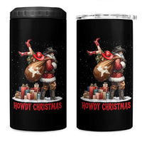 Cowboy Santa Christmas 4 in 1 Can Cooler Tumbler Funny Western Xmas - Wonder Print Shop