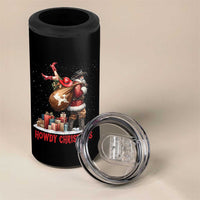 Cowboy Santa Christmas 4 in 1 Can Cooler Tumbler Funny Western Xmas - Wonder Print Shop
