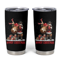 Cowboy Santa Christmas Tumbler Cup Funny Western Xmas - Wonder Print Shop