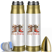Howdy Christmas Bullet Tumbler Western Cowboy Boots Country - Wonder Print Shop