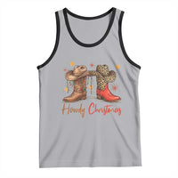 Howdy Christmas Tank Top Western Cowboy Boots Country - Wonder Print Shop