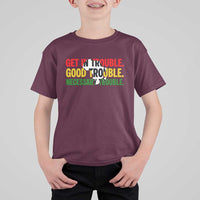 John Lewis Quote Affrican American T Shirt For Kid Get in Good Necessary Trouble