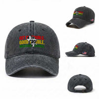 John Lewis Quote Affrican American Washed Cotton Baseball Cap Get in Good Necessary Trouble