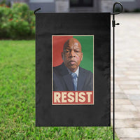Resist Protest Civil Rights Garden Flag John Lewis Black History