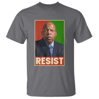 Resist Protest Civil Rights T Shirt John Lewis Black History