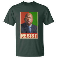 Resist Protest Civil Rights T Shirt John Lewis Black History