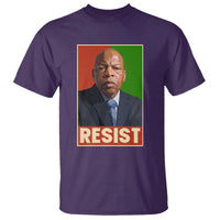 Resist Protest Civil Rights T Shirt John Lewis Black History