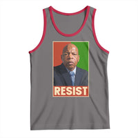 Resist Protest Civil Rights Tank Top John Lewis Black History