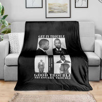John Lewis Affrican American Throw Blanket Get in Good Necessary Trouble