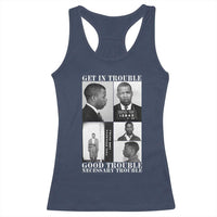 John Lewis Affrican American Racerback Tank Top Get in Good Necessary Trouble