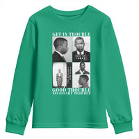 John Lewis Affrican American Youth Sweatshirt Get in Good Necessary Trouble