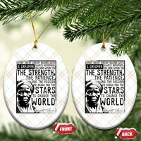 Harriet Tubman Quote Ceramic Ornament Black Woman History Activist