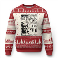 Harriet Tubman Quote Ugly Christmas Sweater Black Woman History Activist