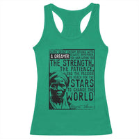 Harriet Tubman Quote Racerback Tank Top Black Woman History Activist