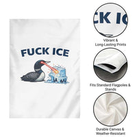 Minnesota Anti ICE Immigration Protest Ladies Garden Flag Fuck Ice