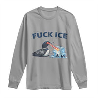 Minnesota Anti ICE Immigration Protest Ladies Long Sleeve Shirt Fuck Ice