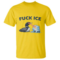 Minnesota Anti ICE Immigration Protest Ladies T Shirt Fuck Ice