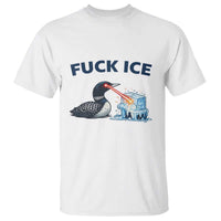 Minnesota Anti ICE Immigration Protest Ladies T Shirt Fuck Ice