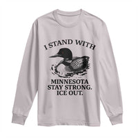 I Stand With Minnesota Long Sleeve Shirt Minnesota Anti ICE Immigration Protest
