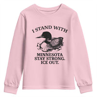 I Stand With Minnesota Youth Sweatshirt Minnesota Anti ICE Immigration Protest