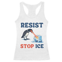 Stop ICE Racerback Tank Top Minnesota Resist Anti ICE Immigration Protest