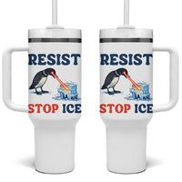 Stop ICE Tumbler With Handle Minnesota Resist Anti ICE Immigration Protest