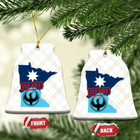 Minnesota Resist Anti ICE Immigration Protest Ceramic Ornament Ice Out