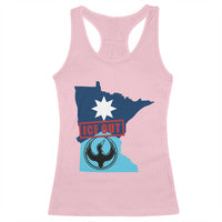 Minnesota Resist Anti ICE Immigration Protest Racerback Tank Top Ice Out