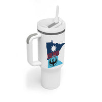 Minnesota Resist Anti ICE Immigration Protest Tumbler With Handle Ice Out