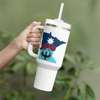 Minnesota Resist Anti ICE Immigration Protest Tumbler With Handle Ice Out