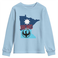 Minnesota Resist Anti ICE Immigration Protest Youth Sweatshirt Ice Out