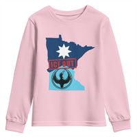 Minnesota Resist Anti ICE Immigration Protest Youth Sweatshirt Ice Out