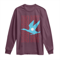 Minnesota Anti ICE Immigration Protest Long Sleeve Shirt Ice Out