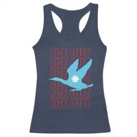 Minnesota Anti ICE Immigration Protest Racerback Tank Top Ice Out