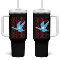Minnesota Anti ICE Immigration Protest Tumbler With Handle Ice Out